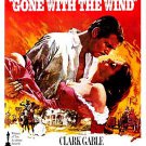 GONE WITH THE WIND POSTER 27X40 IN RHETT & SCARLETT 69X101 CM MOVIE