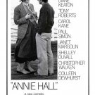 Annie Hall Movie Poster 27x40 inches Woody Allen Diane Keaton 1977 One Sheet