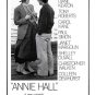 Annie Hall Movie Poster 27x40 inches Woody Allen Diane Keaton 1977 One Sheet