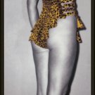 Bettie Page Poster 12x36 inches Leopard Skin Print Bikini Door Poster Rare OOP Bettie Page Poster 12x36 inches Leopard Skin Print Bikini Door Poster Rare OOP
