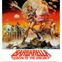 BARBARELLA POSTER 27X40 IN JANE FONDA QUEEN OF THE GALAXY OOP RARE
