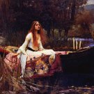Lady of Shalott Poster Print 24x36 inches John Waterhouse Alfred Lord Tenneyson Shallot Shalot Lady of Shalott Poster Print 24x36 inches John Waterhouse Alfred Lord Tenneyson Shallot Shalot