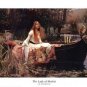 Lady of Shalott Poster Print 24x36 inches John Waterhouse Alfred Lord Tenneyson Shallot Shalot