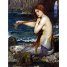 A Mermaid Poster 12x16 inches John William Waterhouse 1900 Mermaids A Mermaid Poster 12x16 inches John William Waterhouse 1900 Mermaids