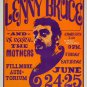 LENNY BRUCE POSTER 11X17 INCHES THE LAST CONCERT FILLMORE OUT OF PRINT MINT OOP