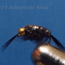 1 Dozen Black Scud Nymph #14