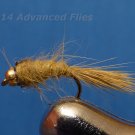 1 Dozen Olive Hares Ear Nymph #14