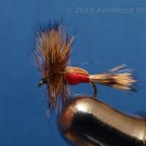 1 Dozen Red Humpy Dry Fly #16