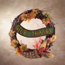 Wood and Metal Autumn Wreath