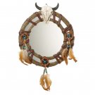 Alab Bull Skull Head Mirror
