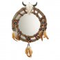 Alab Bull Skull Head Mirror
