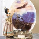 Alab Girl Plate Votive Holder