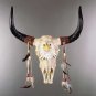 Eagle Head and Bull Skull Wall Sculpture