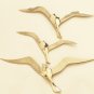 3 Pc. Brass Seagull Wall Decor