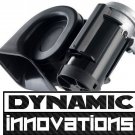 Motorcycle Compact Twin Air Horn - Black