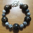 Wave Jasper & Rhodonite Bracelet
