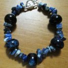 Sodalite & Pottery Bracelet