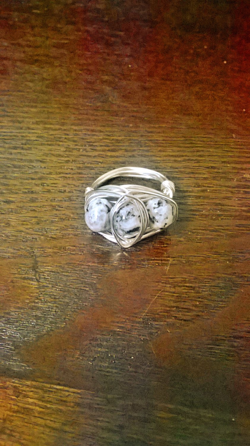 Moss Quartz Ring