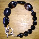 Men's Banded Black Onyx Bracelet