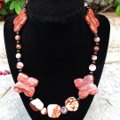 Zebra Jasper Crystal Necklace