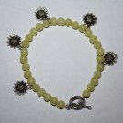 Sun flower Yellow Jasper Bracelet