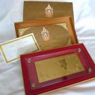 Gold Banknote, In Celebration the Thai King’s 80th Birthday