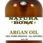 Pure Organic Argan Oil 16 oz Amber Glass Pump Bottle - A Natural Skin Moistur...