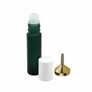 Perfume Studio ~ Set of Three 10 ml Green Roll On Bottles and 1 Metal ...