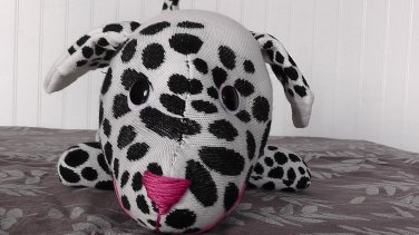 Dalmation Sock Dog
