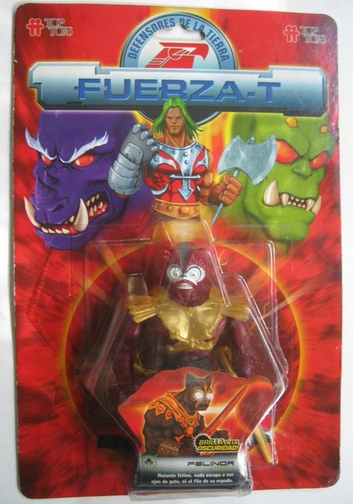 Masters of the Universe MOTU He-man Fuerza T RARE Merman Felinor Top Toys