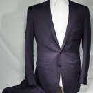 Ralph Lauren Black Wool Pinstripe Three Button Suit Jacket Blazer 42 R