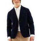 TALLIA UOMO NAVY PINSTRIPE WOOL SPORT COAT BLAZER 44 L 44 XLong