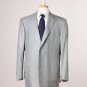 Blue Tweed Windowpane Tailored Sport Coat Blazer Jacket 44 S Short Nice!