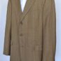 Blue Tweed Windowpane Tailored Sport Coat Blazer Jacket 44 S Short Nice!