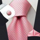 LEGACY BY BELLE Mens Necktie ALL SILK Neck Tie MADE IN USA Black Gray Pink