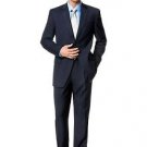 Mens 2 Pc Suit Size 40 Regular Made in USA Harry Weinraub Charcoal Gray Vintage
