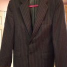 WIMBLEDON Racquet Club GOLD BUTTON BLAZER SPORTS COAT sz 38S NAVY