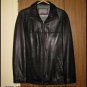 Amalfi Leather Jacket Mens Size Medium  Med Suede Tan Wow Button Up