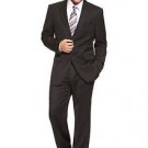 Jones New York Mens Black 3-Btn Suit Sportcoat Blazer 46 R  48 R Superb!