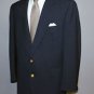 Vintage Stanley Blacker Woven Tan Suit 44R 2 Button 35x29 Pleats Cuffs