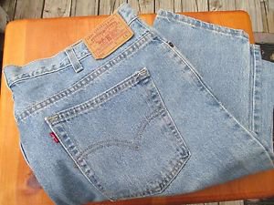 LEVI'S 550 Red Tab RELAXED FIT Tapered Leg Jeans Womens 6 Misses S 28x28 1/2