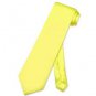 Roundtree And Yorke Solid Yellow Silk Tie