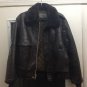 OAKTON LIMITED SUEDE LEATHER JACKET Vintage Bomber Motorcycle Black 44 R Large