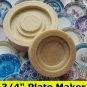 Dollhouse Plate Maker 3/4" 1/12th Scale Custom China Plate Maker