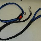 new hand made the usa paracord para cord police blue line collar dog leash 550 combo