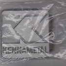 new and sealed kennametal metal 2 x 2 inches metal belt buckle