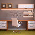 Yesterday Tomorrow Today Quote Wall Decal