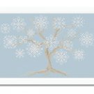 Cross Stitch Pattern of Snowflakes Tree - xspdlpp105eC