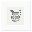 Cross Stitch Pattern of Blue Cream Jug - xspdlpp59eC