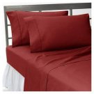 1000TC 100%Egyptian Cotton 4PCS SHEET SET BURGUNDY SOLID TWIN XL SIZE